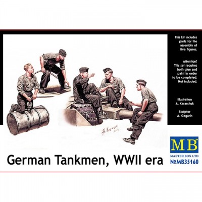 [ܼ] CM35160 [MasterBox] CM35160 1/35 German Tankmen, WWII era-  