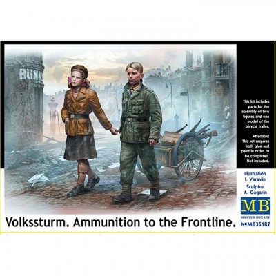 [ܼ] CM35182 [MasterBox] CM35182 1/35 Volkssturm. Ammunition to the Frontline