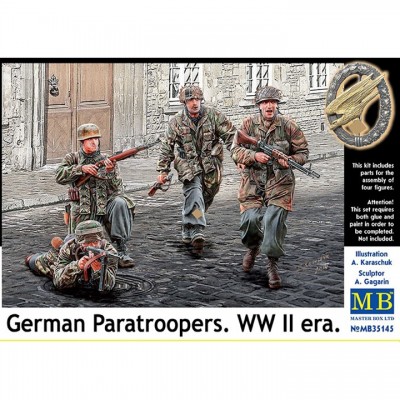 [ܼ] CM35145 [MasterBox] CM35145 1/35 German Paratroopers, WW II era