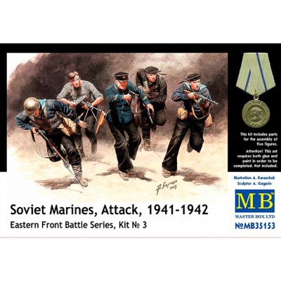 [ܼ] CM35153 [MasterBox] CM35153 1/35 Soviet Marines Attack 1941-1942