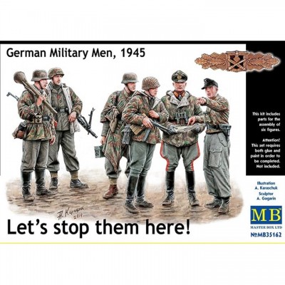 [ܼ] CM35162 [MasterBox] CM35162 1/35 Lets stop them here German military Men, 1945