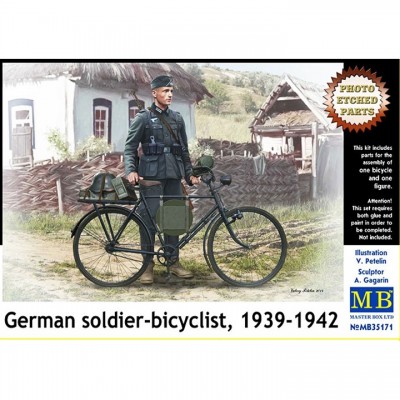 [ܼ] CM35171 [MasterBox] CM35171 1/35 German Soldier,Military Bicycle ,1939-1942