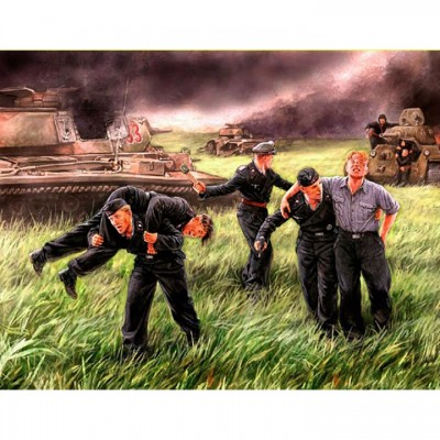 [ܼ] CM3536 [MasterBox] CM3536 1/35 German Tank Crew Kursk 1943