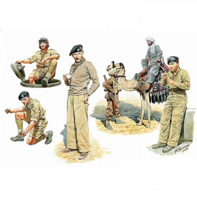 [ܼ] CM3564 [MasterBox] CM3564 1/35 Commonwealth AFV Crew WWII era- 