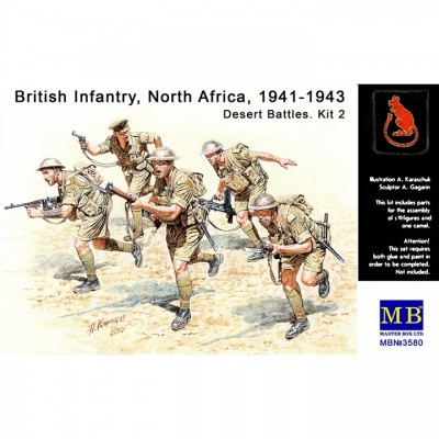[ܼ] CM3580 [MasterBox] CM3580 1/35 British Infantry, North Africa, 1941-1943