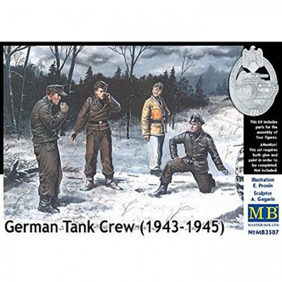 [ܼ] CM3507 [MasterBox] CM3507 1/35 German Tank Crew 1943-1945 Kit No.1