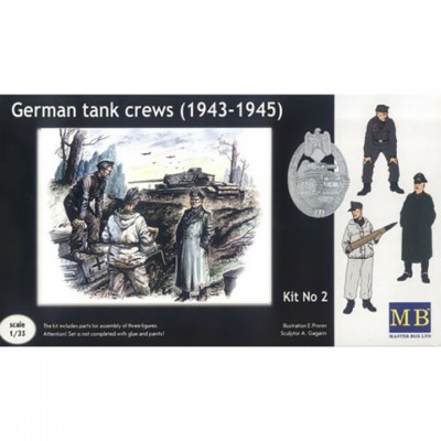 [ܼ] CM3508 [MasterBox] CM3508 1/35 German Tank Crew 1943-1945 Kit No.2