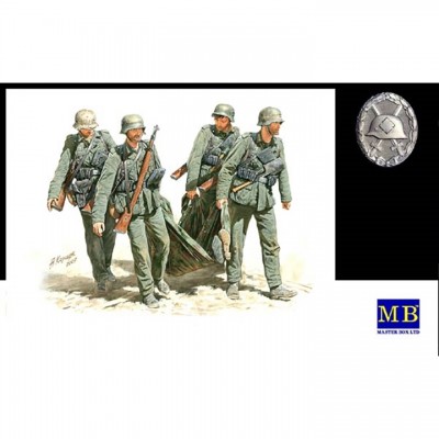 [ܼ] CM3541 [MasterBox] CM3541 1/35 Casualty Evacuation, German Infantry, Stalingrad, summer 1942