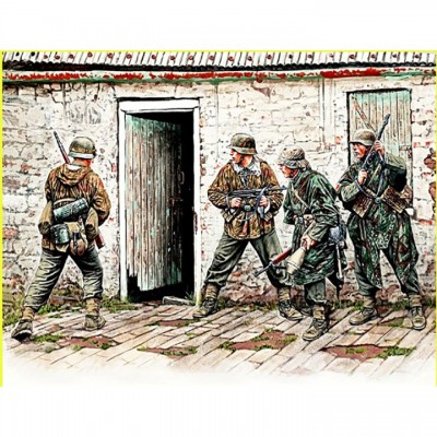 [ܼ] CM3584 [MasterBox] CM3584 1/35 German Infantry. Western Europe. 1944-1945 - ǹ 