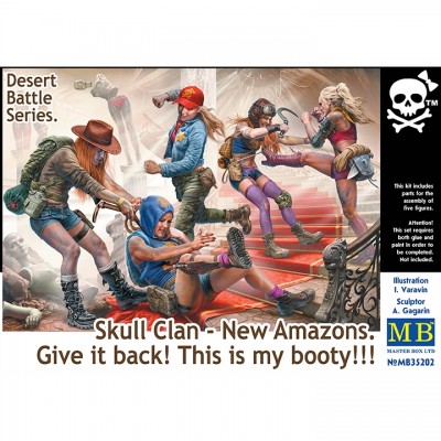 [ܼ] CM35202 [MasterBox] CM35202 1/35 Desert Battle Series. Skull Clan - New Amazons. Give it back! This is my booty