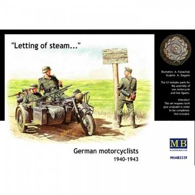 [ܼ] CM3539 [MasterBox] CM3539 1/35 German motorcyclists, 1940-1943