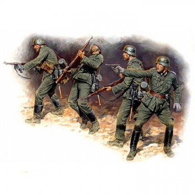 [ܼ] CM3522 [MasterBox] CM3522 1/35 Eastern Front Series. Kit No1 German Infantry in action, 1941-1942