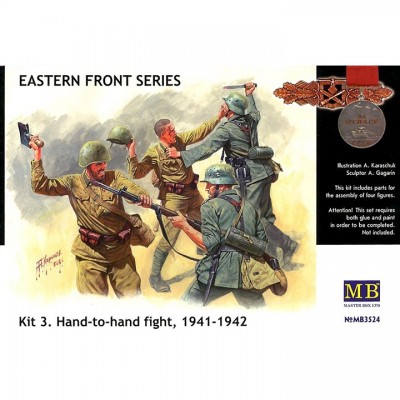 [ܼ] CM3524 [MasterBox] CM3524 1/35 Eastern Front Series. Kit No 3 Hand-to-hand fight, 1941-1942