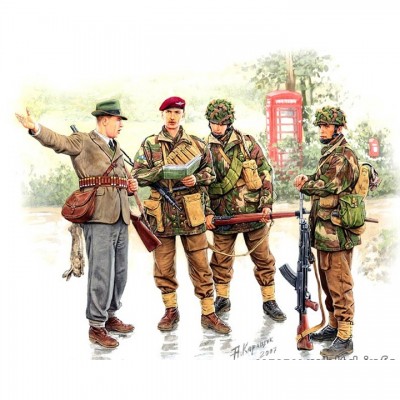 [ܼ] CM3533 [MasterBox] CM3533 1/35 British Paratroopers, 1944. Kit 1