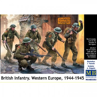 [ܼ] CM3585 [MasterBox] CM3585 1/35 British Infantry. Western Europe. 1944-1945 - ǹ  NEW!