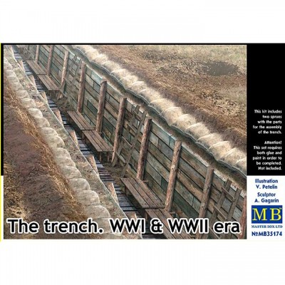 [ܼ] CM35174 [MasterBox] CM35174 1/35 The trench. WWI & WWII era