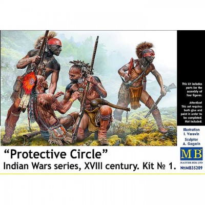 [ܼ] CM35209 [MasterBox] CM35209 1/35 Protective Circle. XVIII century. Kit No. 1