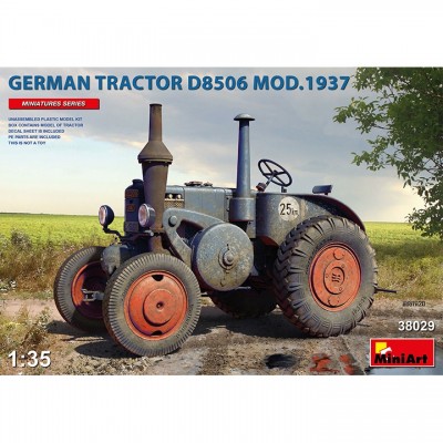 [ܼ] BE38029 [Miniart] BE38029 1/35 German Tractor D8506 Mod 1937