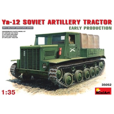 [ܼ] BE35052 [Miniart] BE35052 1/35 Ya-12 SOVIET ARTILLERY TRACTOR (Early Version)