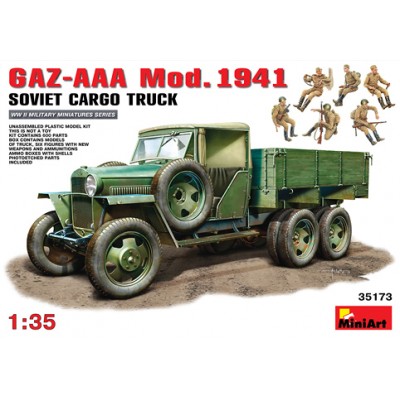 [ܼ] BE35173 [Miniart] BE35173 1/35 GAZ-AAA Cargo Truck Mod. 1941