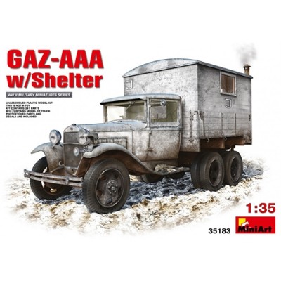 [ܼ] BE35183 [Miniart] BE35183 1/35 GAZ-AAA with Shelter