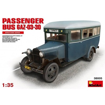 [ܼ] BE38005 [Miniart] BE38005 1/35 Passanger Bus GAZ-03-30 (New Tool-2015)