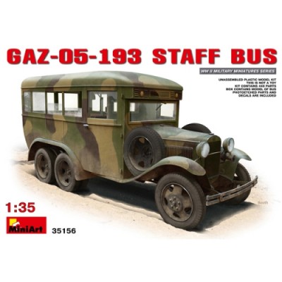 [ܼ] BE35156 [Miniart] BE35156 1/35 GAZ-05-193 Staff Bus