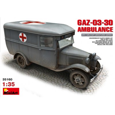 [ܼ] BE35160 [Miniart] BE35160 1/35 GAZ-03-30 Ambulance