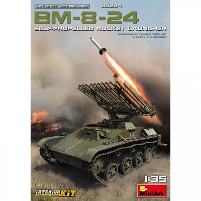 [ܼ] BE35234 [Miniart] BE35234 1/35 BM-8-24 Self-Propelled Rocket Launcher