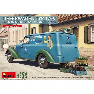[ܼ] BE38035 [Miniart] BE38035 1/35 Lieferwagen Typ 170V German beer Delivery Car