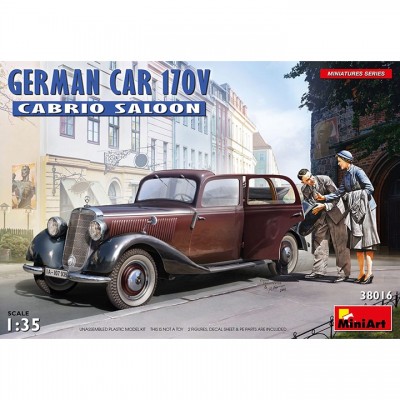 [ܼ] BE38016 [Miniart] BE38016 1/35 German Car 170V Cabrio Saloon