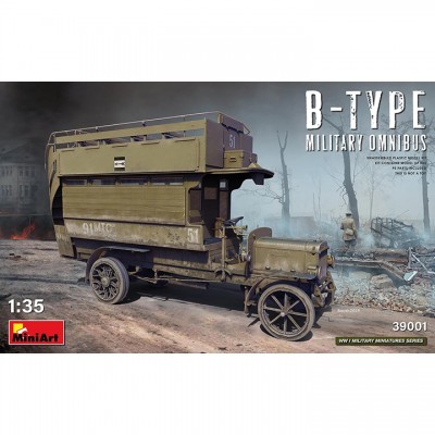[ܼ] BE39001 [Miniart] BE39001 1/35 B-Type Military Omnibus