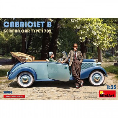 [ܼ] BE38018 [Miniart] BE38018 1/35 Cabriole B German Car Type 170V