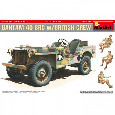 [ܼ] BE35324 [Miniart] BE35324 1/35 Bantam 40 BRC w/British Crew - Special Edition