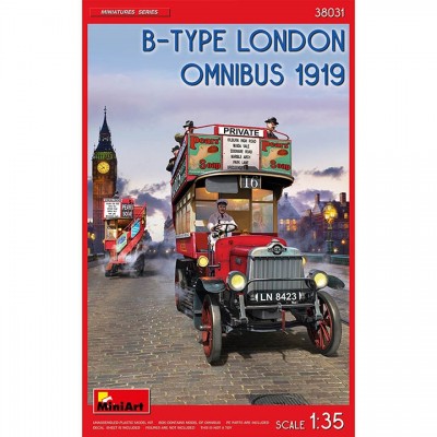 [ܼ] BE38031 [Miniart] BE38031 1/35 B-Type London Omnibus 1919