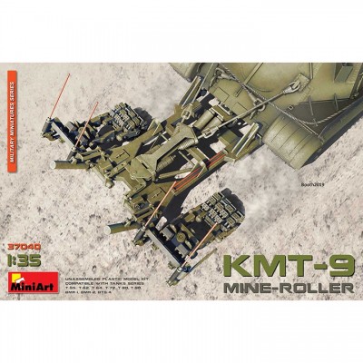 [ܼ] BE37040 [Miniart] BE37040 1/35 KMT-9 Mid Type Mine-Roller- 