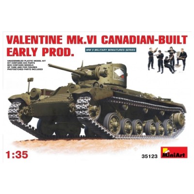 [ܼ] BE35123 [Miniart] BE35123 1/35 Valentine Mk. VI Canadian - Built Early PROD( 5  Ī)