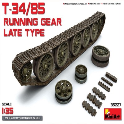 [ܼ] BE35227 [Miniart] BE35227 1/35 T-34/85 Running Gear. Late Type