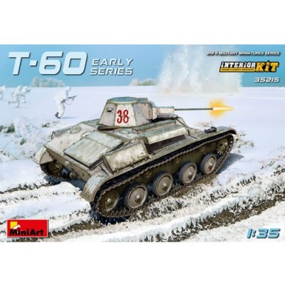 [ܼ] BE35215 [Miniart] BE35215 T-60 EARLY SERIES. SOVIET LIGHT TANK. INTERIOR KIT