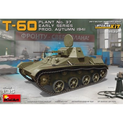 [ܼ] BE35224 [Miniart] BE35224 T-60 PLANT No.37 EARLY SERIES. Prod. AUTUMN 1941. INTERIOR KIT