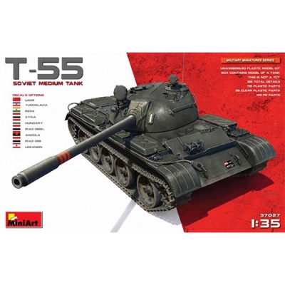 [ܼ] BE37027 [Miniart] BE37027 1/35 T-55 Soviet Medium Tank