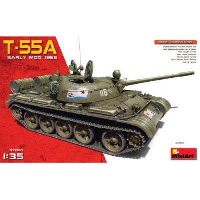 [ܼ] BE37057 [Miniart] BE37057 1/35 T-55A Early Mod. 1965