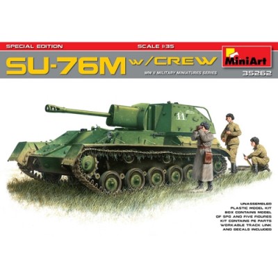 [ܼ] BE35262 [Miniart] BE35262 1/35 SU-76M w/Crew Special Edition