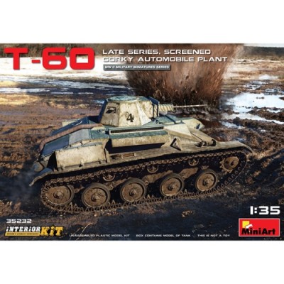 [ܼ] BE35232 [Miniart] BE35232 1/35 T-60 Late Series,Screened(Gorky Automobile Plant) Interior Kit
