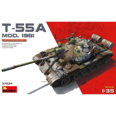 [ܼ] BE37024 [Miniart] BE37024 1/35 T-55A Mod.1981