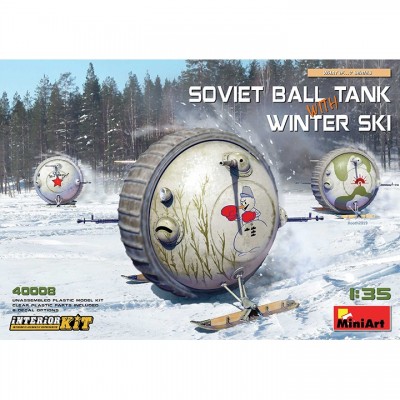 [ܼ] BE40008 [Miniart] BE40008 1/35 Soviet Ball Tank with Winter Ski-