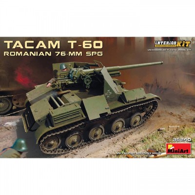 [ܼ] BE35240 [Miniart] BE35240 1/35 Romanian 76 mm SPG Tacam T-60