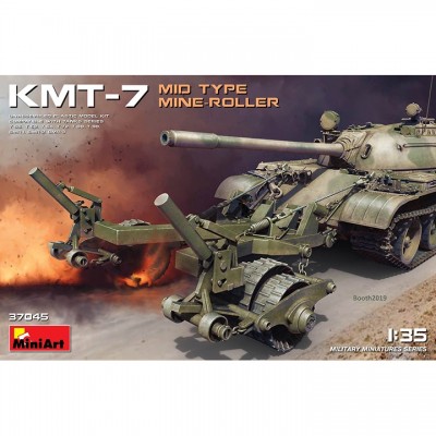 [ܼ] BE37045 [Miniart] BE37045 1/35 KMT-7 Mid Type Mine-Roller- 