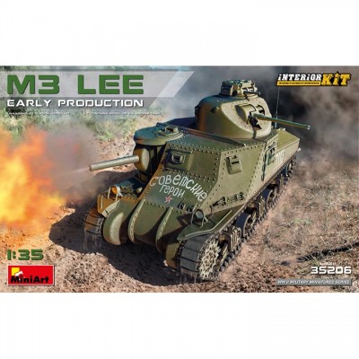 [ܼ] BE35206 [Miniart] BE35206 1/35 M3 LEE Early Production Interior Kit