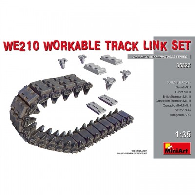 [ܼ] BE35323 [Miniart] BE35323 1/35 WE210 Workable Track Link Set